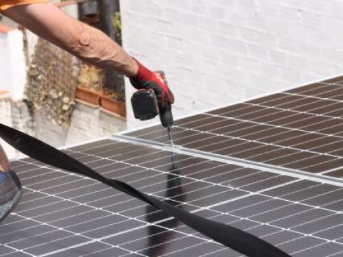 Instalación de paneles solares en Vilafranca del Penedès